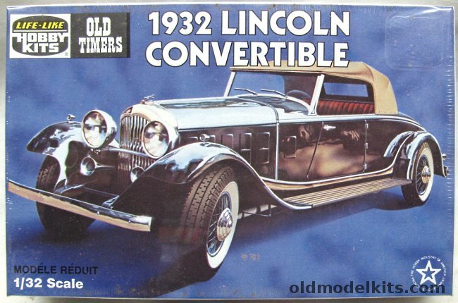 Life-Like 1/32 1932 Lincoln KB Sport Convertible - (ex-Pyro), 09342 plastic model kit